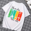 Summer Vibes Graphic T-Shirt – White Cotton Tee with "Take Me Where Summer Never Ends" Print uk