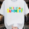 Print your photo or design on t shirt Hello Summer uk