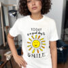 photo print t shirt white Good Day to Smile uk