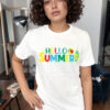 Print your photo or design on t shirt Hello Summer uk